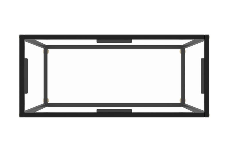 Konsolbord transparent 80x35x75 cm härdat glas - Transparent - Möbler - Vardagsrum - Soffbord & vardagsrumsbord - Avlastningsbord & konsolbord