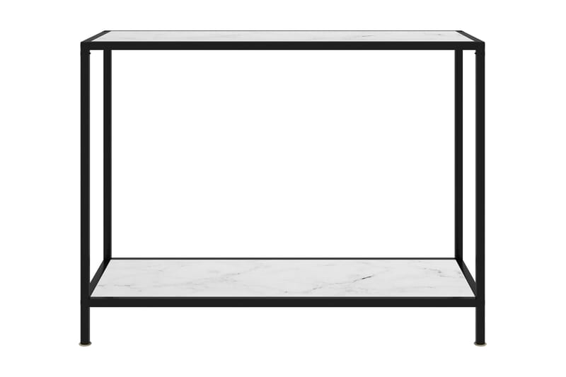 Konsolbord vit 100x35x75 cm härdat glas - Vit - Bord - Avlastningsbord & konsolbord - Hallbord