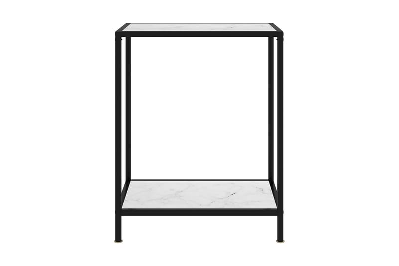 Konsolbord vit 100x35x75 cm härdat glas - Bord - Avlastningsbord & konsolbord - Hallbord