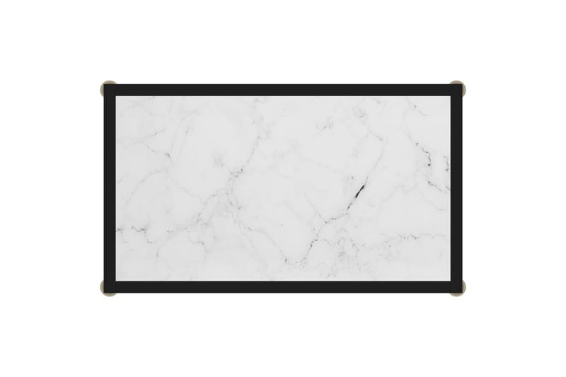 Konsolbord vit 60x35x75 cm härdat glas - Vit - Möbler - Vardagsrum - Soffbord & vardagsrumsbord - Avlastningsbord & konsolbord