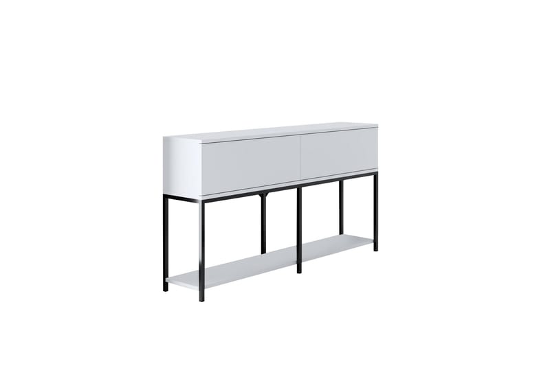 KRISTY Konsollbord 150 cm Svart/Vit - Möbler - Vardagsrum - Soffbord & vardagsrumsbord - Avlastningsbord & konsolbord