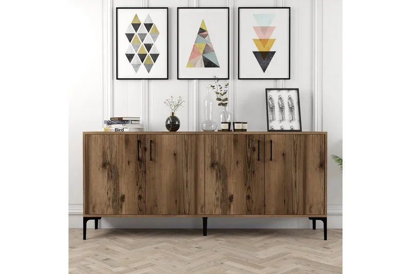 Levents Avlastningsbord 180 cm - Valnöt - Möbler - Vardagsrum - Soffbord & vardagsrumsbord - Avlastningsbord & konsolbord