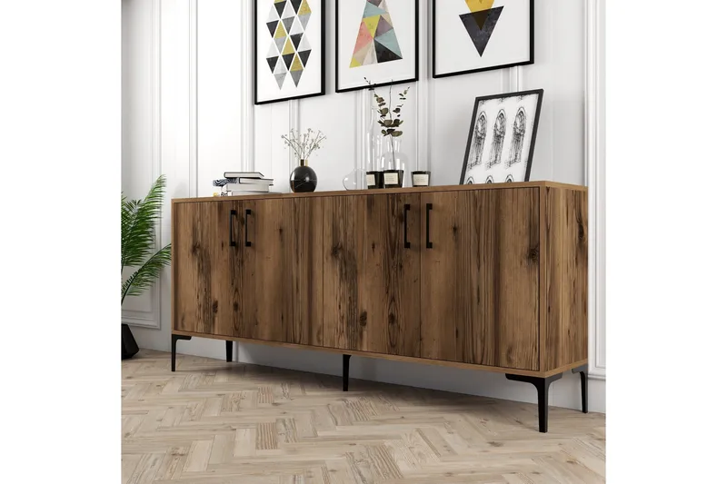 Levents Avlastningsbord 180 cm - Valnöt - Möbler - Vardagsrum - Soffbord & vardagsrumsbord - Avlastningsbord & konsolbord