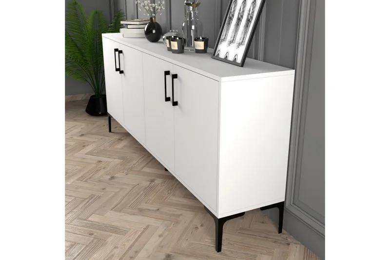 Levents Avlastningsbord 180 cm - Vit - Möbler - Vardagsrum - Soffbord & vardagsrumsbord - Avlastningsbord & konsolbord