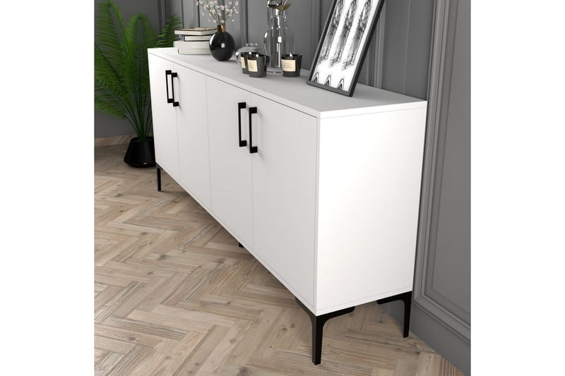 Levents Avlastningsbord 180 cm - Vit - Möbler - Vardagsrum - Soffbord & vardagsrumsbord - Avlastningsbord & konsolbord