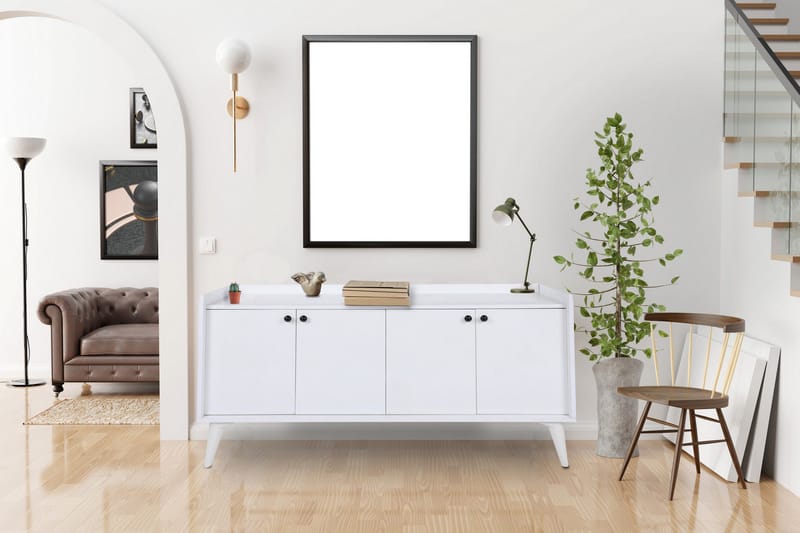 Linlai Avlastningsbord 150 cm - Vit - Möbler - Vardagsrum - Soffbord & vardagsrumsbord - Avlastningsbord & konsolbord