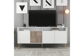 Lissione Konsollbord 180 cm - Guld/Vit - Förvaring - Förvaringsmöbler - Skänkar & sideboards