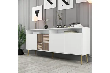Lissione Konsollbord 180 cm - Guld/Vit - Förvaring - Förvaringsmöbler - Skänkar & sideboards