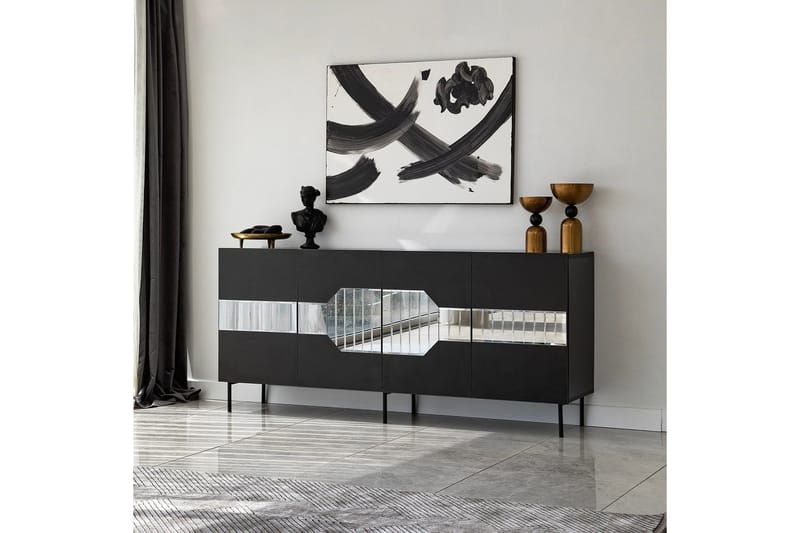 Lissione Konsollbord 180 cm - Svart - Förvaring - Förvaringsmöbler - Skänkar & sideboards