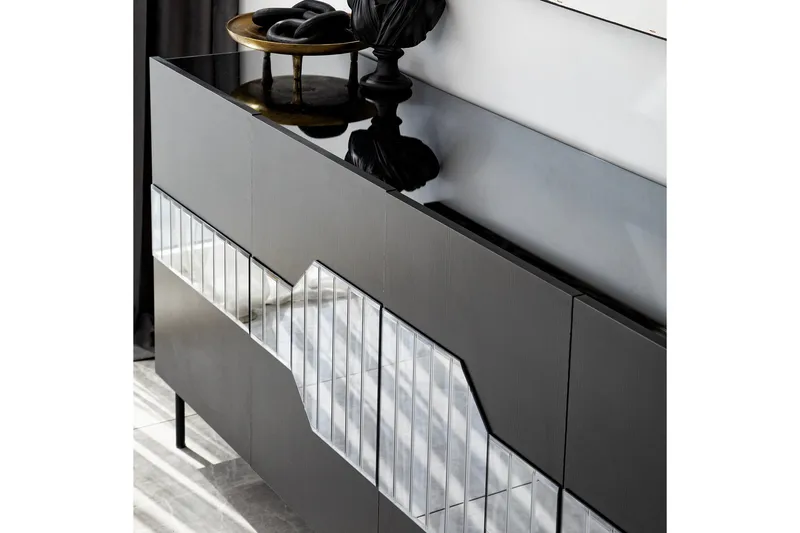 Lissione Konsollbord 180 cm - Svart - Förvaring - Förvaringsmöbler - Skänkar & sideboards