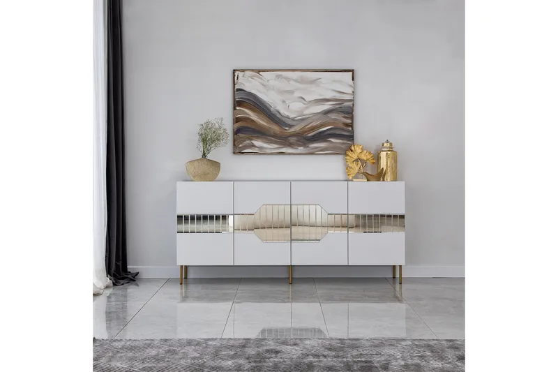 Lissione Konsollbord 180 cm, Vit