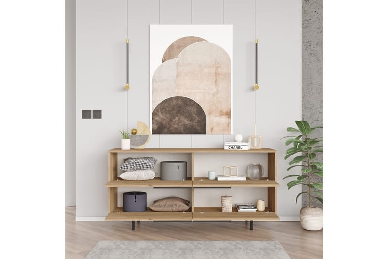 Liyakat Konsollbord 160 cm - Valnöt - Möbler - Vardagsrum - Soffbord & vardagsrumsbord - Avlastningsbord & konsolbord