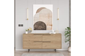 Liyakat Konsollbord 160 cm - Valnöt - Förvaring - Förvaringsmöbler - Byrå