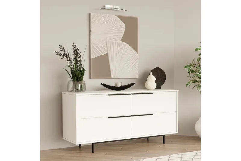 Liyakat Konsollbord 160 cm - Vit - Möbler - Vardagsrum - Soffbord & vardagsrumsbord - Avlastningsbord & konsolbord