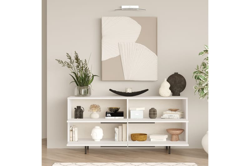 Liyakat Konsollbord 160 cm Vit - Möbler - Vardagsrum - Soffbord & vardagsrumsbord - Avlastningsbord & konsolbord
