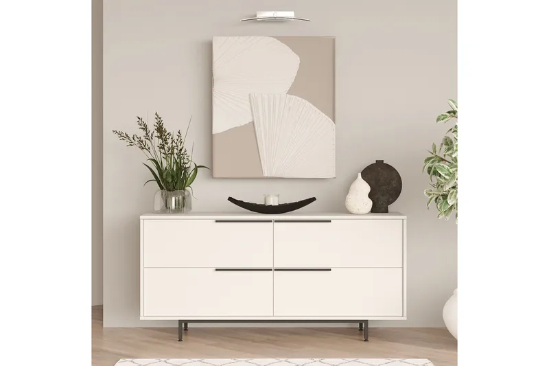 Liyakat Konsollbord 160 cm - Vit - Möbler - Vardagsrum - Soffbord & vardagsrumsbord - Avlastningsbord & konsolbord