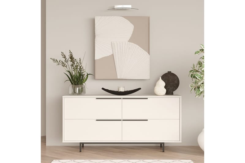 Liyakat Konsollbord 160 cm - Vit - Förvaring - Förvaringsmöbler - Byrå