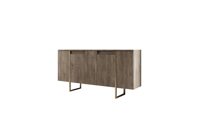 Luxe Konsollbord 160 cm Brun/Guld - Möbler - Vardagsrum - Soffbord & vardagsrumsbord - Avlastningsbord & konsolbord