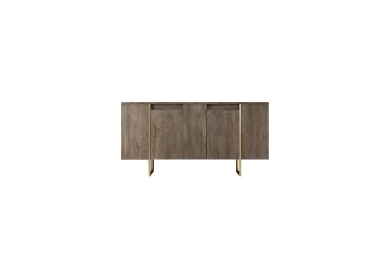 Luxe Konsollbord 160 cm Brun/Guld - Möbler - Vardagsrum - Soffbord & vardagsrumsbord - Avlastningsbord & konsolbord