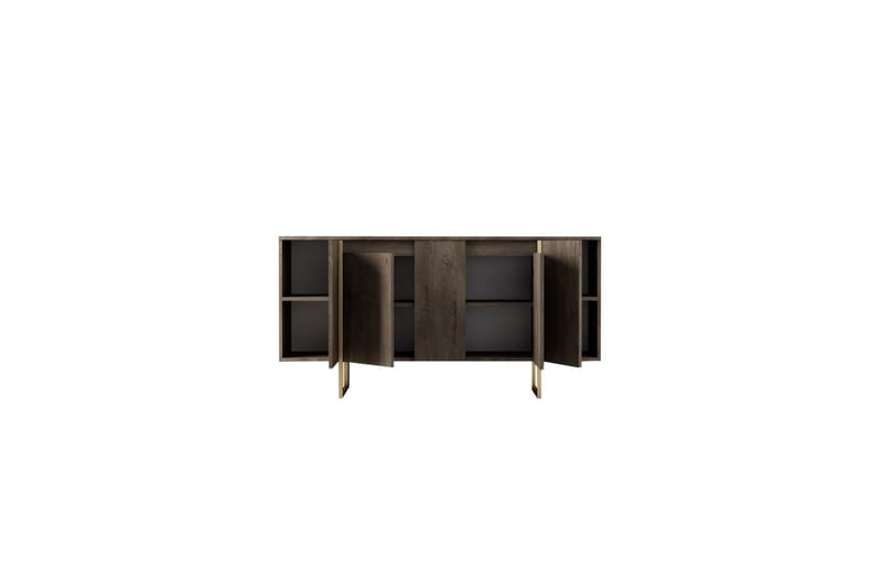 Luxe Konsollbord 160 cm Brun/Guld - Möbler - Vardagsrum - Soffbord & vardagsrumsbord - Avlastningsbord & konsolbord