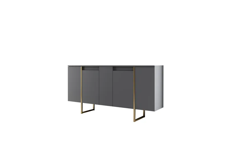 Luxe Konsollbord 160 cm - Grå/Guld - Förvaring - Förvaringsmöbler - Skänkar & sideboards