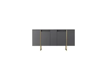 Luxe Konsollbord 160 cm - Grå/Guld - Förvaring - Förvaringsmöbler - Skänkar & sideboards
