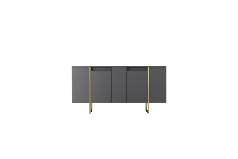 Luxe Konsollbord 160 cm - Grå/Guld - Förvaring - Förvaringsmöbler - Skänkar & sideboards