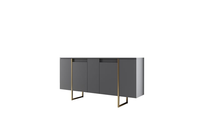 Luxe Konsollbord 160 cm Grå/Guld - Möbler - Vardagsrum - Soffbord & vardagsrumsbord - Avlastningsbord & konsolbord