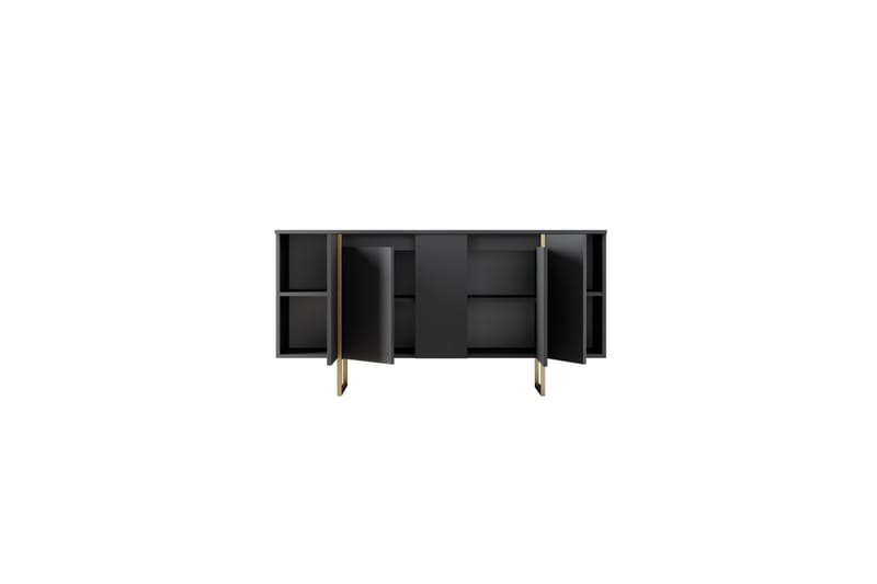 Luxe Konsollbord 160 cm Grå/Guld - Möbler - Vardagsrum - Soffbord & vardagsrumsbord - Avlastningsbord & konsolbord