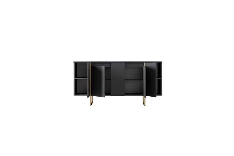 Luxe Konsollbord 160 cm - Grå/Guld - Förvaring - Förvaringsmöbler - Skänkar & sideboards