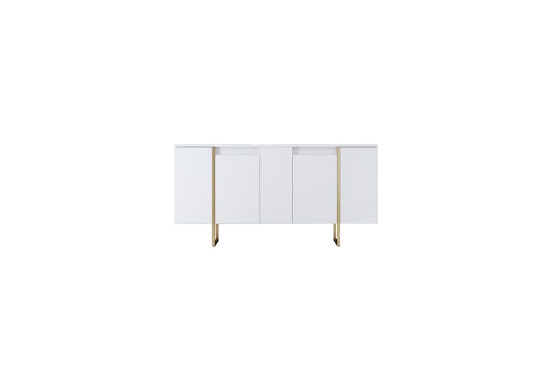 Luxe Konsollbord 160 cm - Vit/Guld - Förvaring - Förvaringsmöbler - Skänkar & sideboards