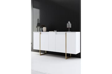 Luxe Konsollbord 160 cm Vit/Guld