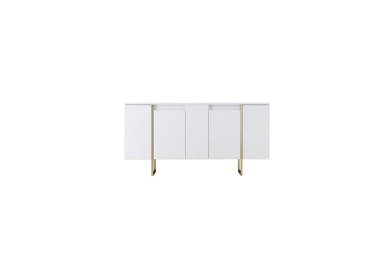 Luxe Konsollbord 160 cm Vit/Guld - Möbler - Vardagsrum - Soffbord & vardagsrumsbord - Avlastningsbord & konsolbord