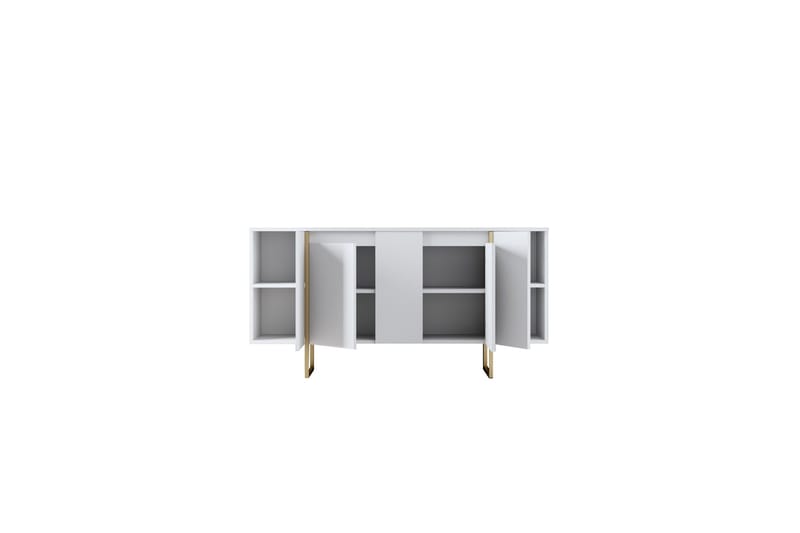 Luxe Konsollbord 160 cm Vit/Guld - Möbler - Vardagsrum - Soffbord & vardagsrumsbord - Avlastningsbord & konsolbord