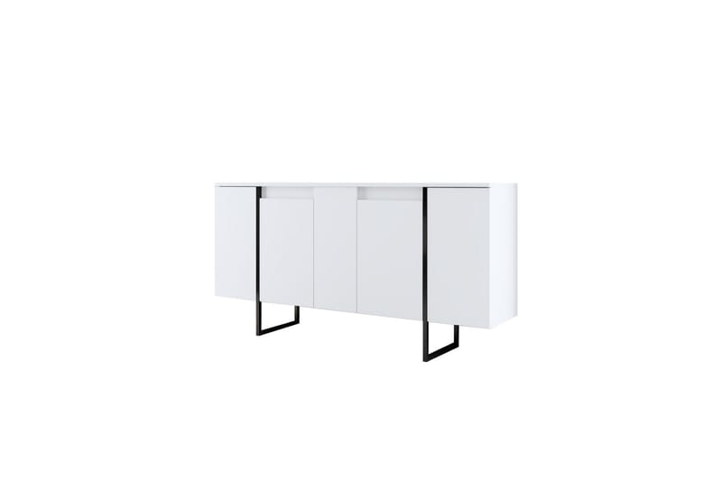 Luxe Konsollbord 160 cm Vit/Svart - Möbler - Vardagsrum - Soffbord & vardagsrumsbord - Avlastningsbord & konsolbord