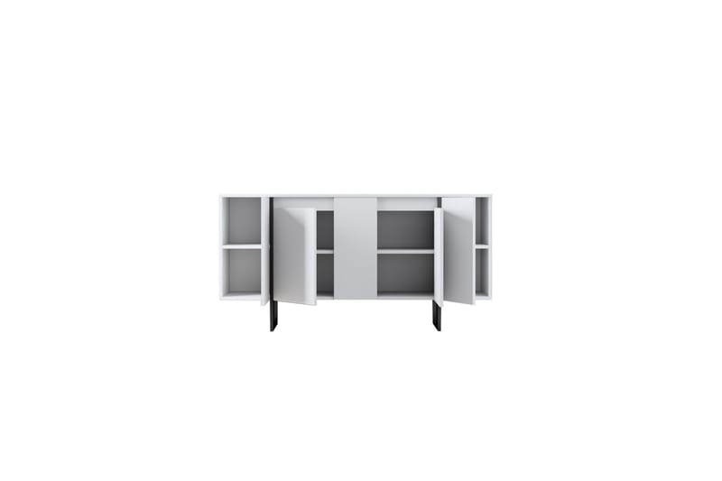 Luxe Konsollbord 160 cm Vit/Svart - Möbler - Vardagsrum - Soffbord & vardagsrumsbord - Avlastningsbord & konsolbord