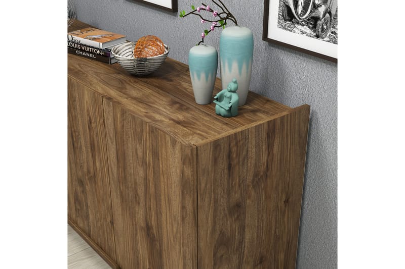 MADAKA Konsollbord 180 cm Mörkbrun - Möbler - Vardagsrum - Soffbord & vardagsrumsbord - Avlastningsbord & konsolbord