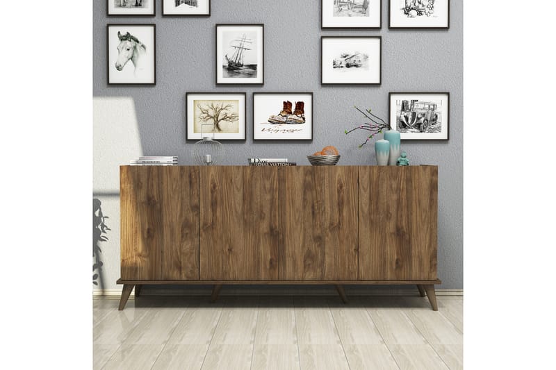 MADAKA Konsollbord 180 cm Mörkbrun - Hallbord - Bord - Avlastningsbord & konsolbord