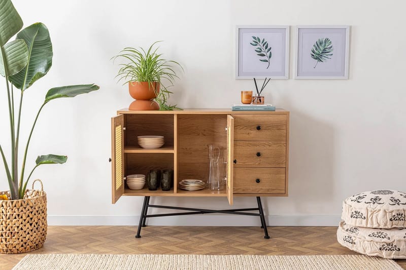 Makwana Konsollbord 120 cm - Natural - Förvaring - Förvaringsmöbler - Skänkar & sideboards