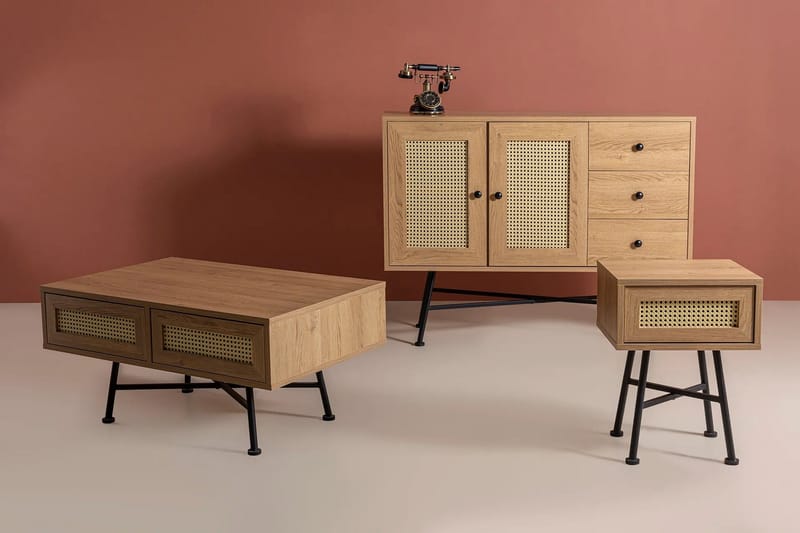 Makwana Konsollbord 120 cm - Natural - Förvaring - Förvaringsmöbler - Skänkar & sideboards