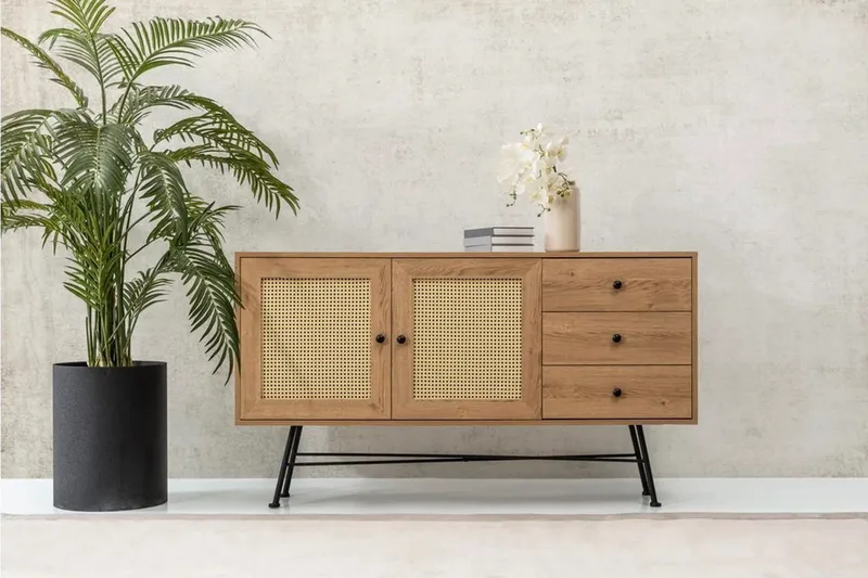 Makwana Konsollbord 160 cm, Natural