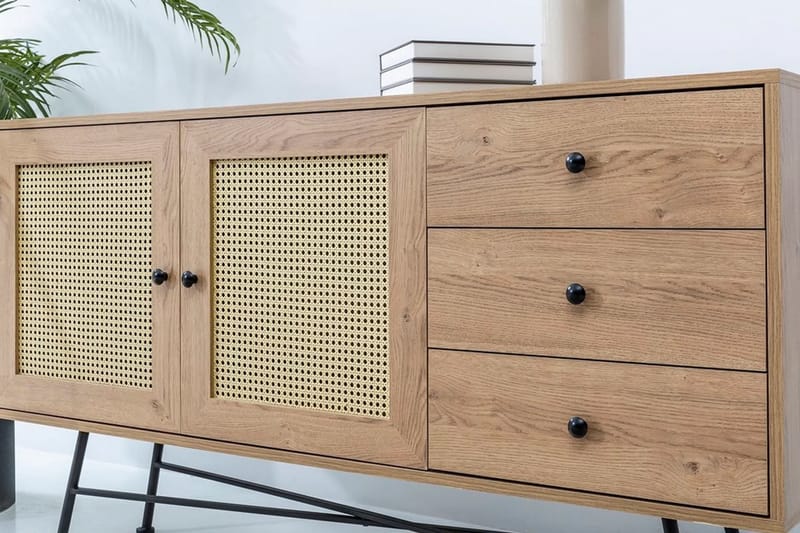 Makwana Konsollbord 160 cm Natural - Möbler - Vardagsrum - Soffbord & vardagsrumsbord - Avlastningsbord & konsolbord