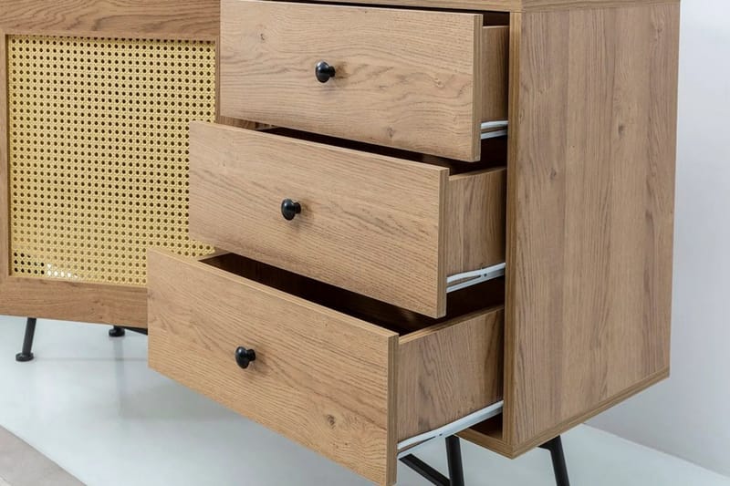 Makwana Konsollbord 160 cm - Natural - Förvaring - Förvaringsmöbler - Skänkar & sideboards