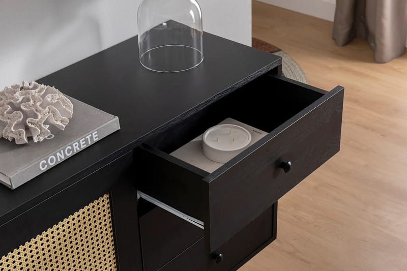 Makwana Konsollbord 160 cm - Svart - Förvaring - Förvaringsmöbler - Skänkar & sideboards