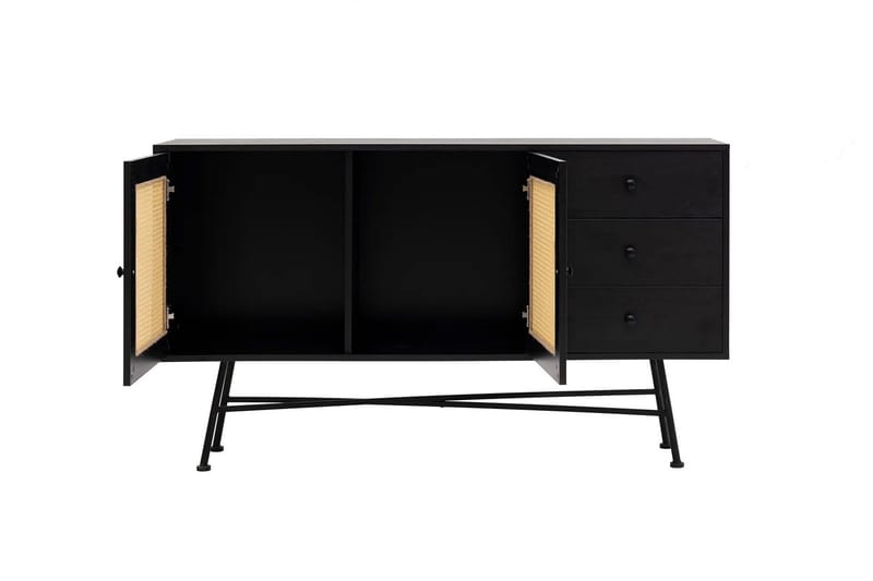 Makwana Konsollbord 160 cm - Svart - Förvaring - Förvaringsmöbler - Skänkar & sideboards