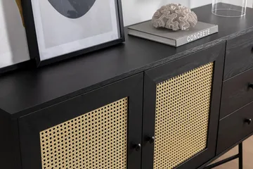 Makwana Konsollbord 160 cm - Svart - Förvaring - Förvaringsmöbler - Skänkar & sideboards