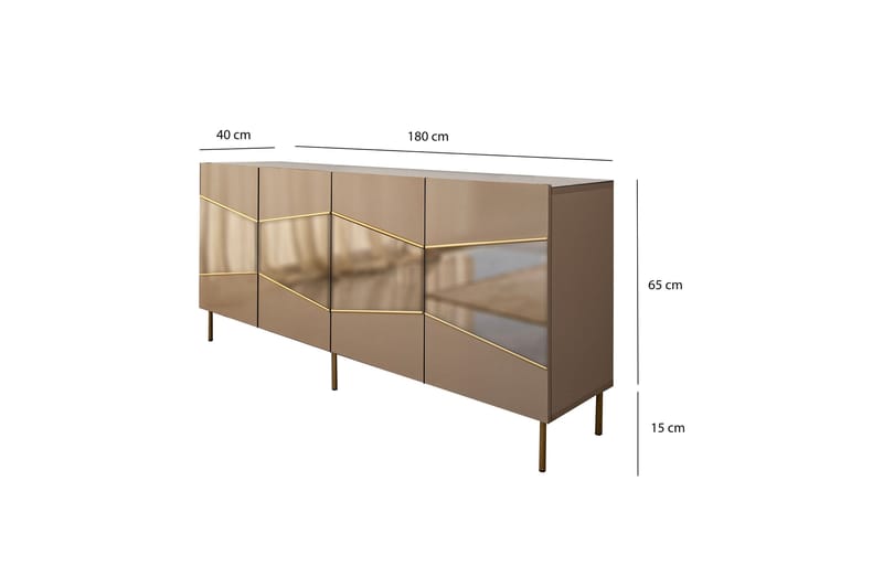 Mami Konsollbord 180 cm - Brons - Förvaring - Förvaringsmöbler - Skänkar & sideboards