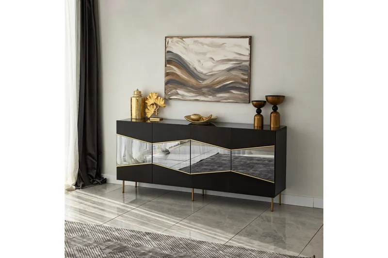 Mami Konsollbord 180 cm - Svart - Förvaring - Förvaringsmöbler - Skänkar & sideboards