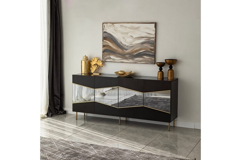 Mami Konsollbord 180 cm - Svart - Förvaring - Förvaringsmöbler - Skänkar & sideboards
