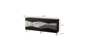 Mami Konsollbord 180 cm - Svart - Förvaring - Förvaringsmöbler - Skänkar & sideboards